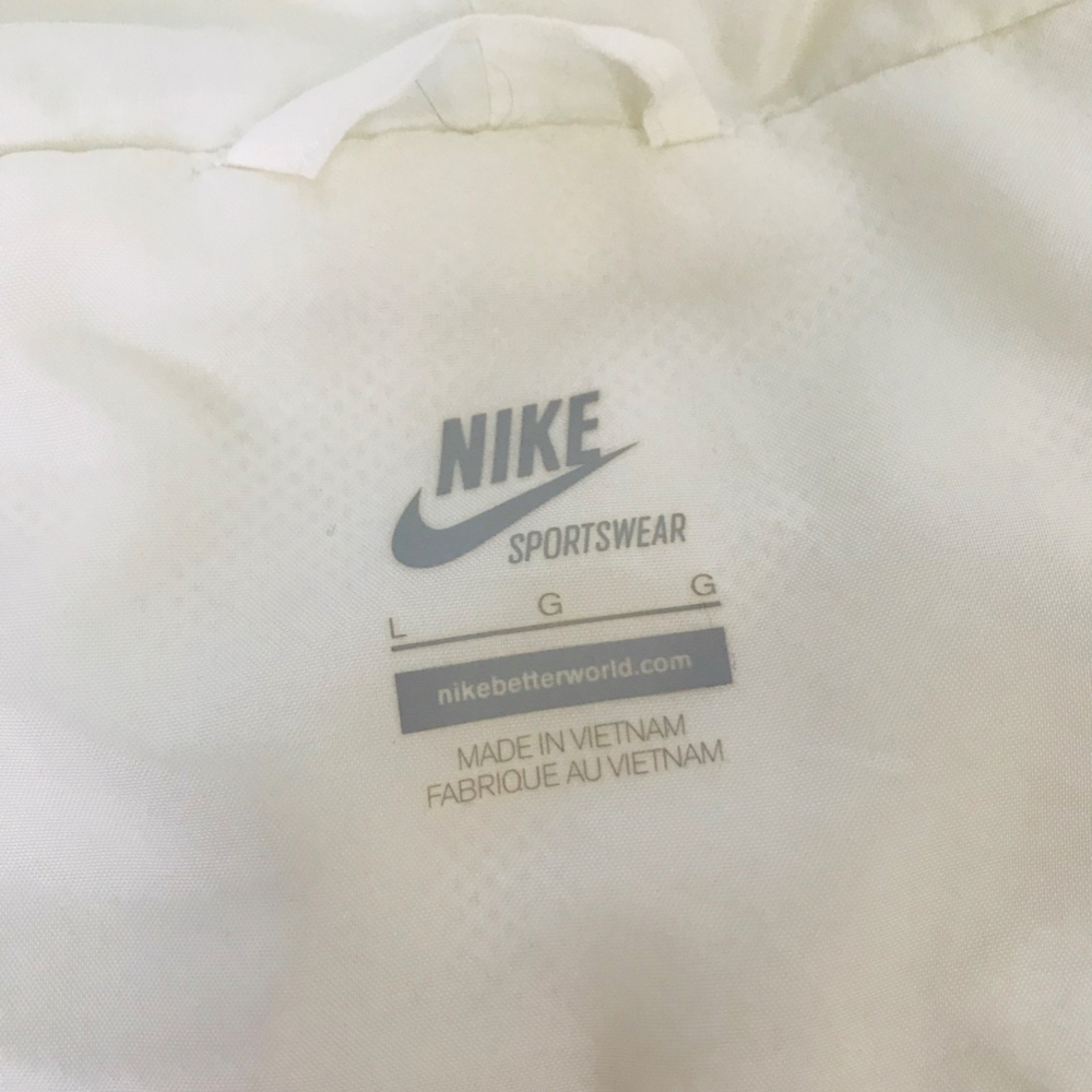 Nike Windrunner White Track Jacket Wind Breaker - image 3